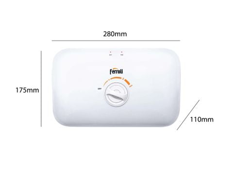 Máy nước nóng trực tiếp Ferroli Rita FS-4.5 TE (chống giật)
