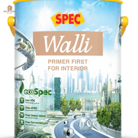 Sơn lót kháng kiềm nội thất - Spec Walli Primer First For Int