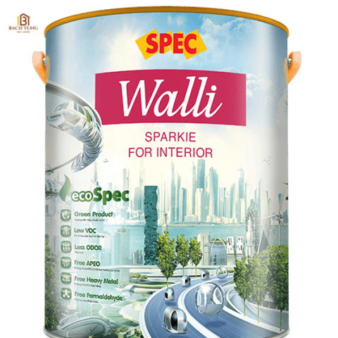 Sơn nội thất bóng cao cấp - Spec Walli Sparkie For Interior