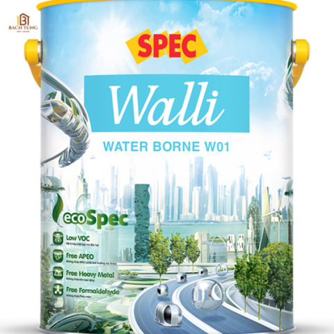 Sơn chống thấm cao cấp, đa chức năng - Spec Walli Water Borne W01