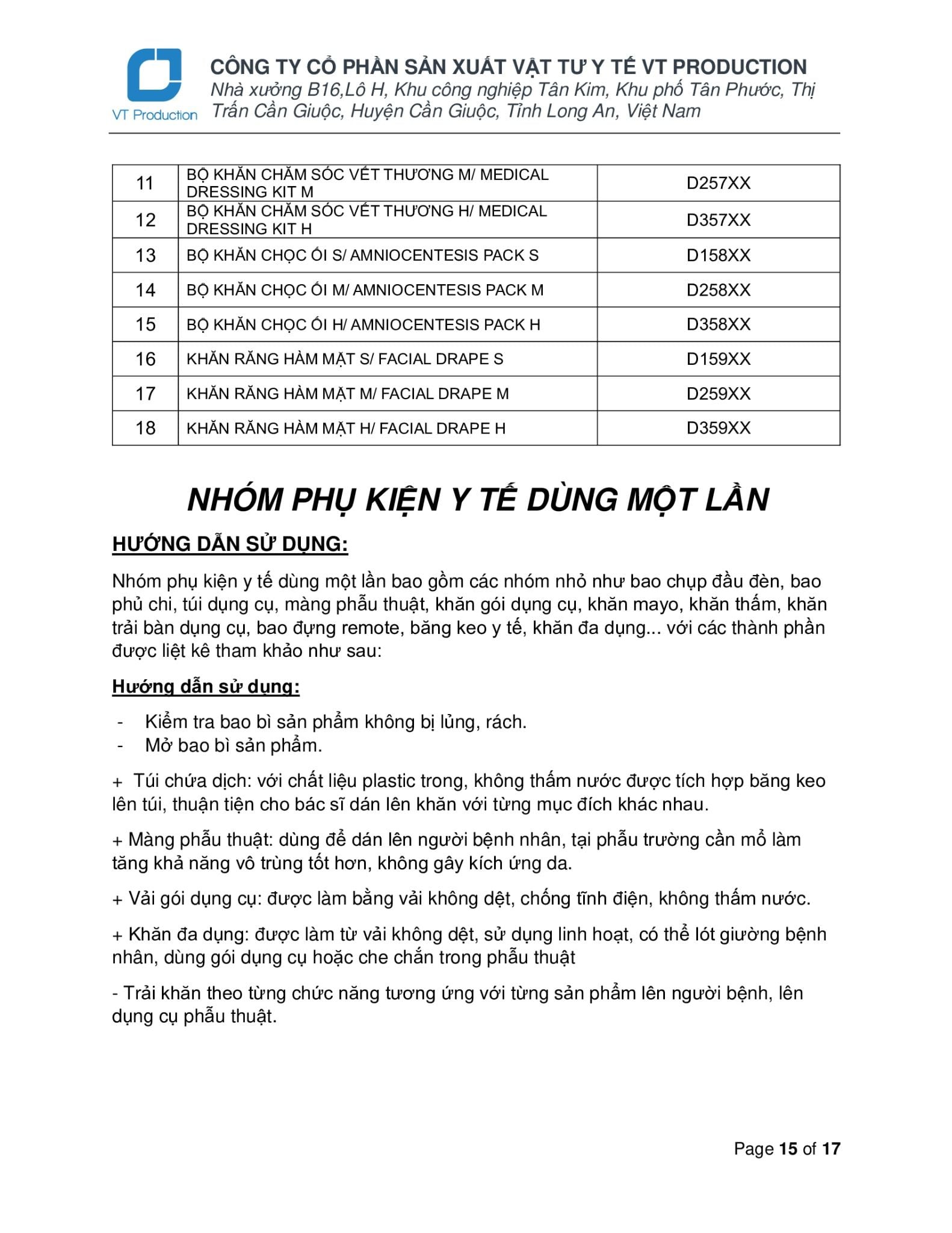  Hướng dẫn sản phẩm 