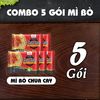 Combo mì ăn liền Chin Chin: 5 mì bò chua cay