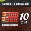 Combo mì ăn liền Chin Chin: 10 mì bò chua cay