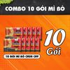 Combo mì ăn liền Chin Chin: 10 mì bò chua cay