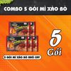 Combo mì ăn liền Chin Chin: 5 mì xào bò khô cay