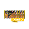 Combo mì ăn liền Chin Chin: 5 mì xào gà cháy tỏi ớt