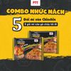 Combo mì ăn liền Chin Chin: 5 mì xào gà cháy tỏi ớt