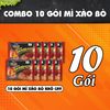Combo mì ăn liền Chin Chin: 10 mì xào bò khô cay