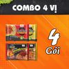 Combo mì ăn liền Chin Chin: 1 mì bò chua cay + 1 mì gà chua cay + 1 mì xào bò khô cay + 1 mì xào gà cháy tỏi ớt