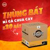 Mì ăn liền Chin Chin - Mì gà chua cay - Mì bát - 1.9kg - Thùng x 20 bát