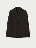  BLACK WOOL TAILORED JACKET 