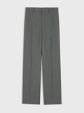  GREY REFINED WOOL VISCOSE TROUSERS 