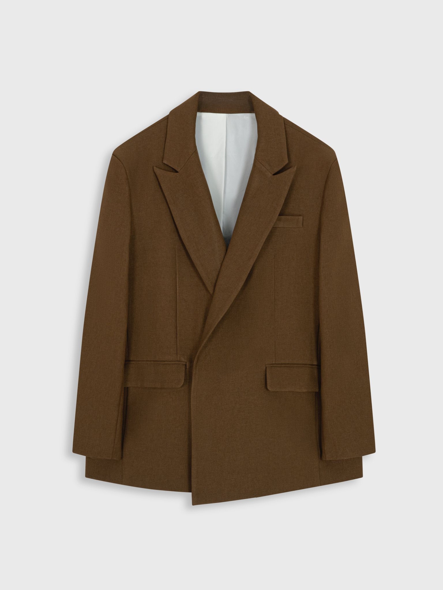  BROWN OVERSIZED BLAZER 