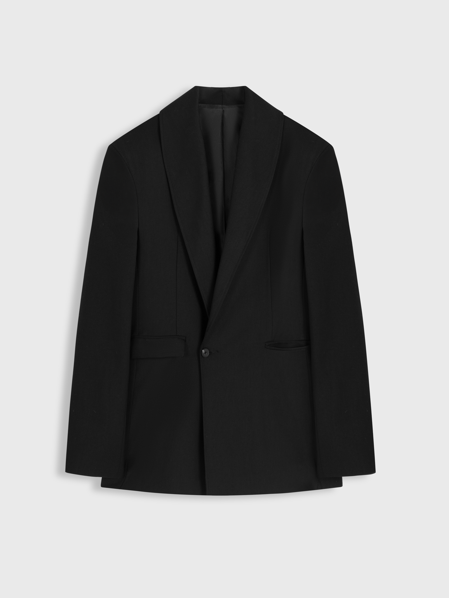  REFINED SHAWL WOOL BLEND BLAZER 