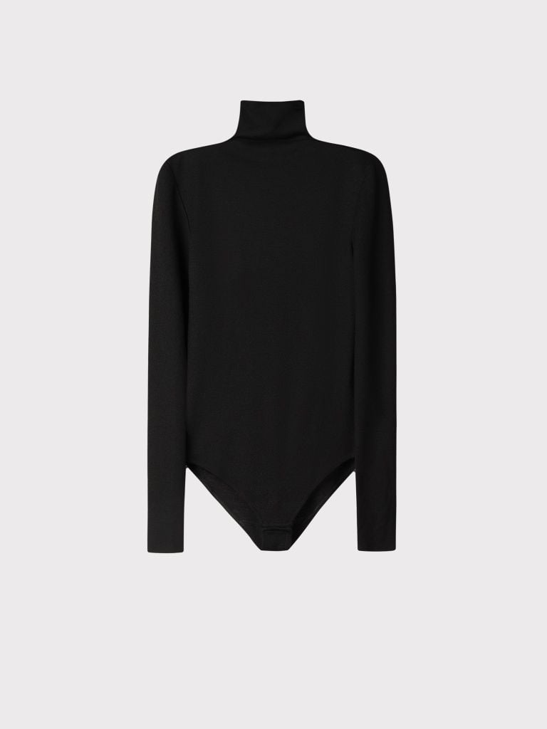  BLACK COTTON BODYSUIT 