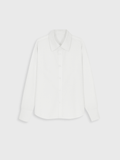  WHITE ESSENTIAL RELAXED SHIRT 