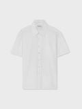  WHITE RELAXED SHORT SHIRT 