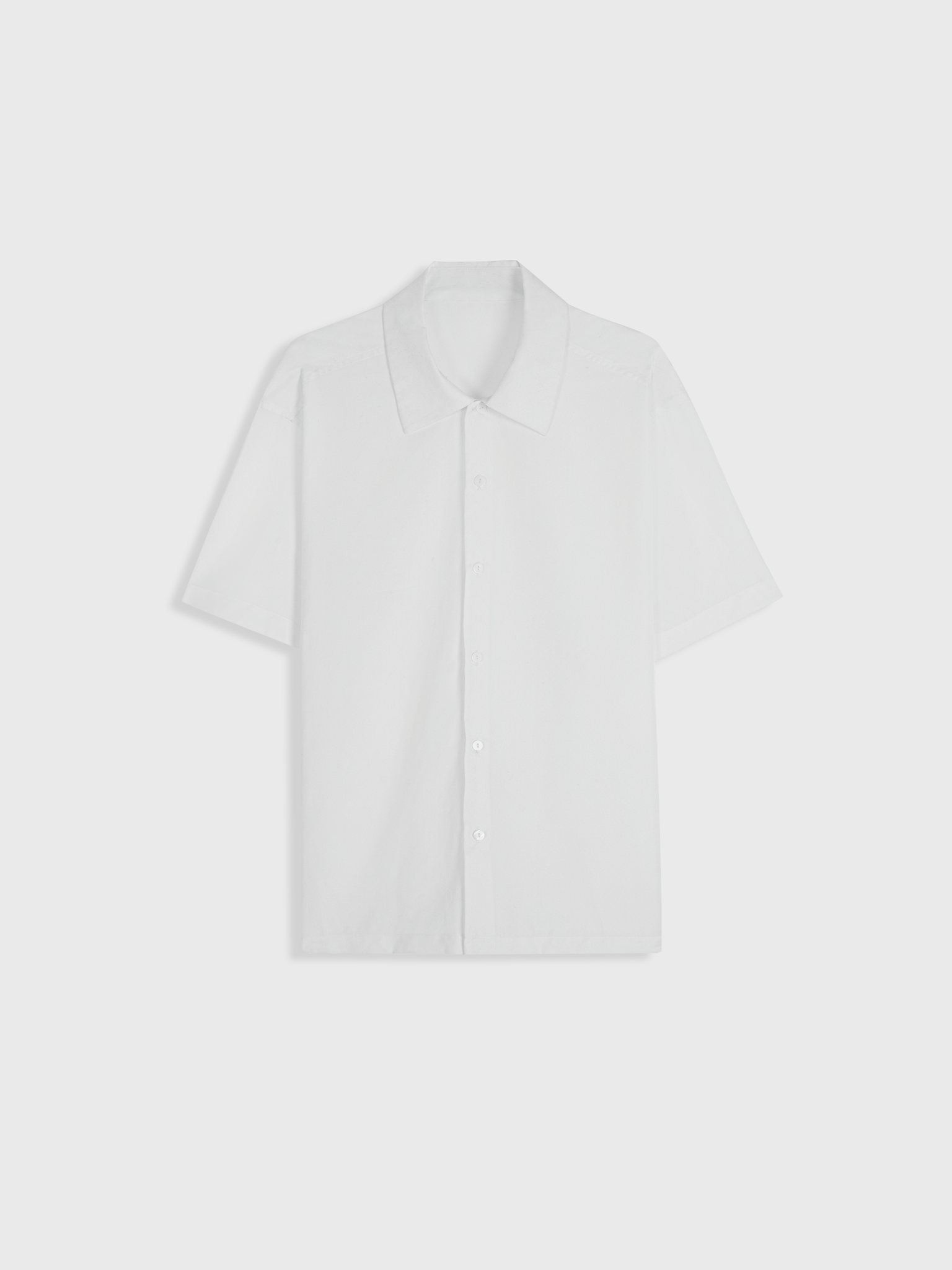  WHITE DANTON NECKLINE SHIRT 