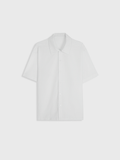  WHITE DANTON NECKLINE SHIRT 