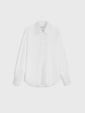  WHITE OVERSIZED COCOON SHIRT 