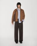  BROWN RELAXED WELT POCKET JACKET 