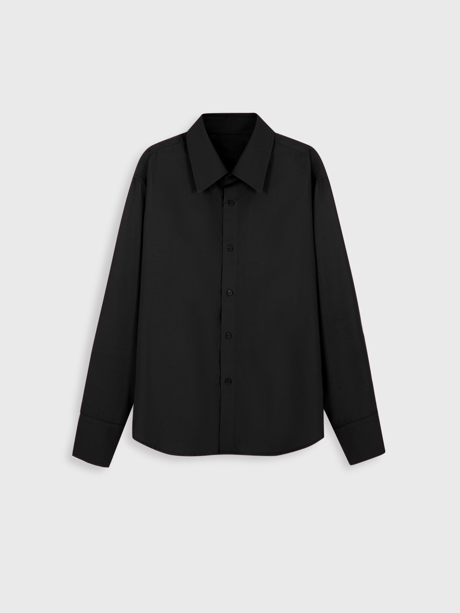  BLACK ESSENTIAL RELAXED SHIRT 