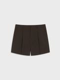  CACAO CLEAN-WAIST SHORTS 