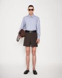  CACAO CLEAN-WAIST SHORTS 