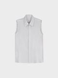  STRIPPED SLEEVELESS SHIRT 