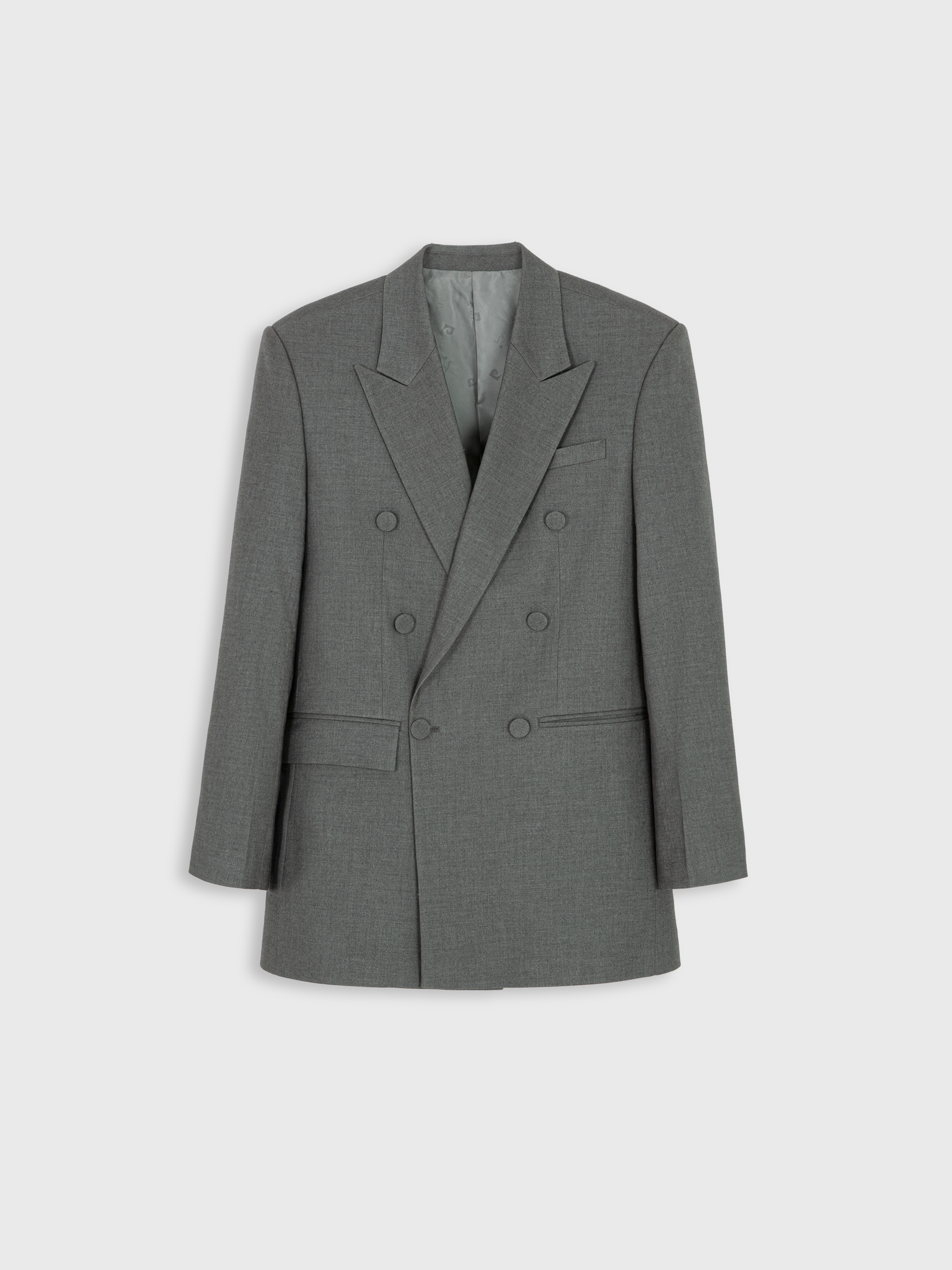  GREY REVIRE WOOL JACKET 