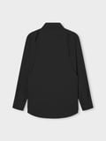  BLACK CUT-OUT LONG SLEEVE SHIRT 