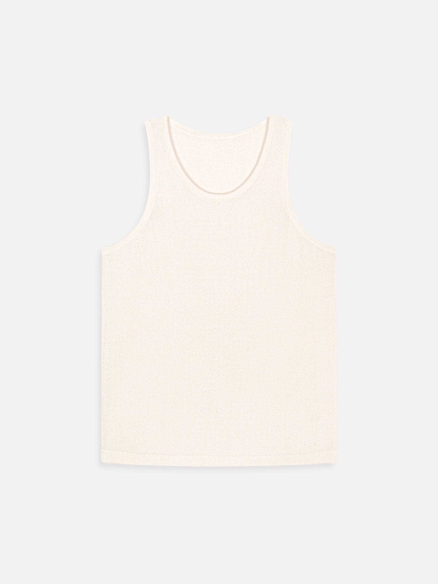  CREAM KNIT TANK 