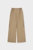  BEIGE WOOL BLEND CARGO PANTS 