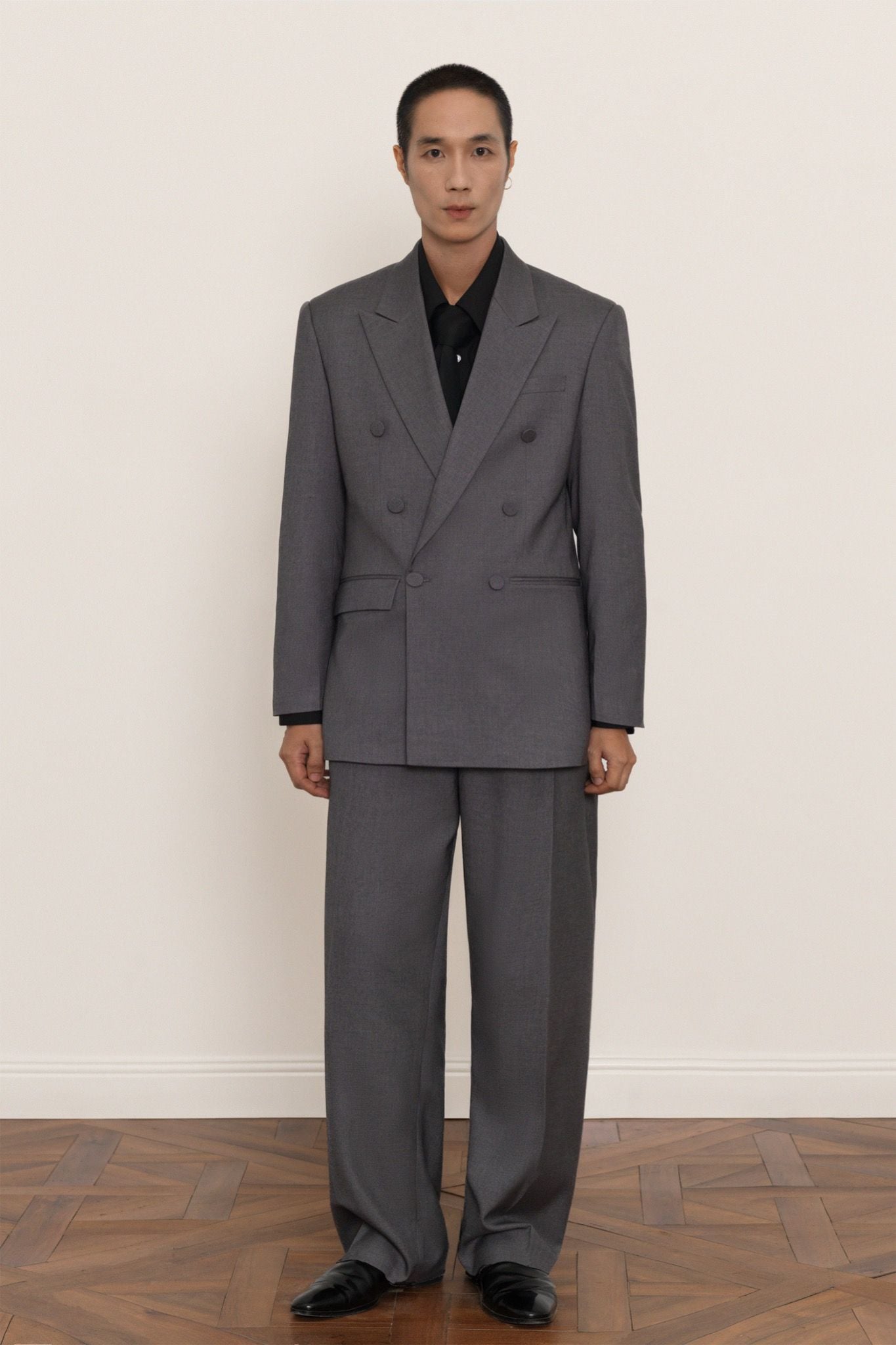  GREY REVIRE WOOL JACKET 