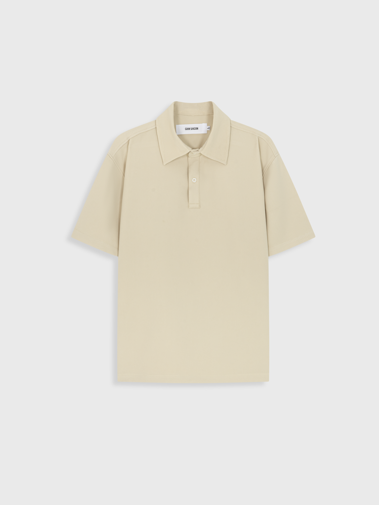  CREAM KHAKI POLOSHIRT 