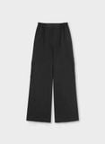  BLACK WOOL BLEND CARGO PANTS 