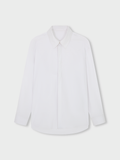  WHITE CUT-OUT LONG SLEEVE SHIRT 