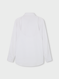  WHITE CUT-OUT LONG SLEEVE SHIRT 