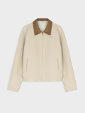  CREAM RELAXED WELT POCKET JACKET 