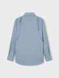  LIGHT BLUE CUT-OUT LONG SLEEVE SHIRT 