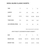  BRICK WOOL BLEND RELAXED SHORT 