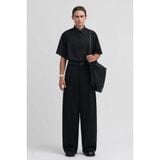  BLACK BAMBOO SHORT SLEEVE SHIRT 