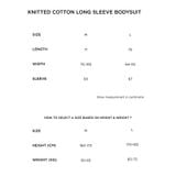  CREAM COTTON BODYSUIT 