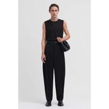  BLACK WOOL BLEND TANK TOP 