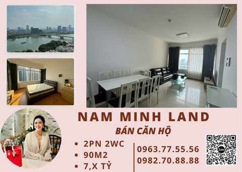  Bán căn hộ Saigon Pearl 2 phòng ngủ, 90m2 Tầng cao view sông - Giá 7,5 tỷ 