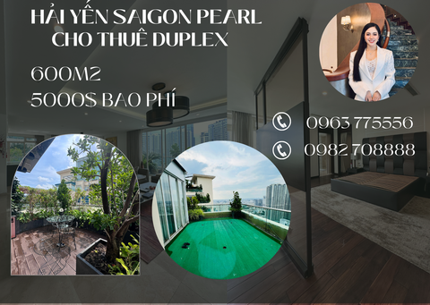  Saigon Pearl - Cho thuê căn hộ Duplex (gồm tầng 35+36+37) tổng diện tích sàn 650m2 