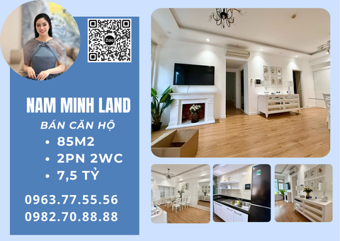  Bán căn hộ Saigon Pearl 2 phòng ngủ 85m2, nội thất tông trắng siêu đẹp - Giá 7,5 tỷ 