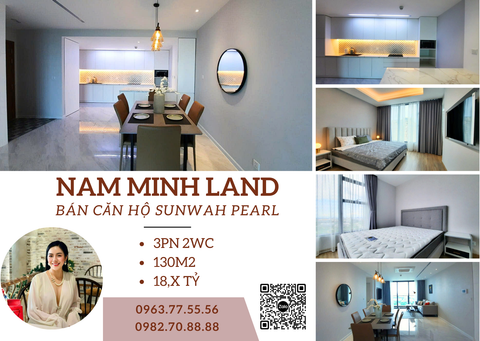  Bán căn hộ Sunwah Pearl 3 phòng ngủ 133m2 tầng cao view sông, có sẵn hợp đồng thuê 