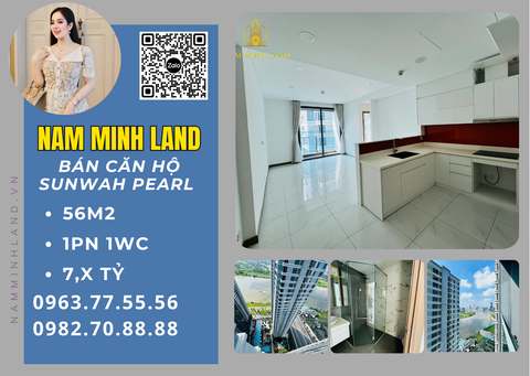  Bán căn hộ Sunwah Pearl 1 Phòng ngủ 56m2- Đầy đủ nội thất, nhà đẹp, view ngắm trọn sông 