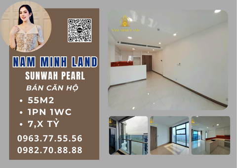  Bán căn hộ Sunwah Pearl 1 Phòng ngủ 55m2, Trục WH-07 - View sông đẹp nhất toà 